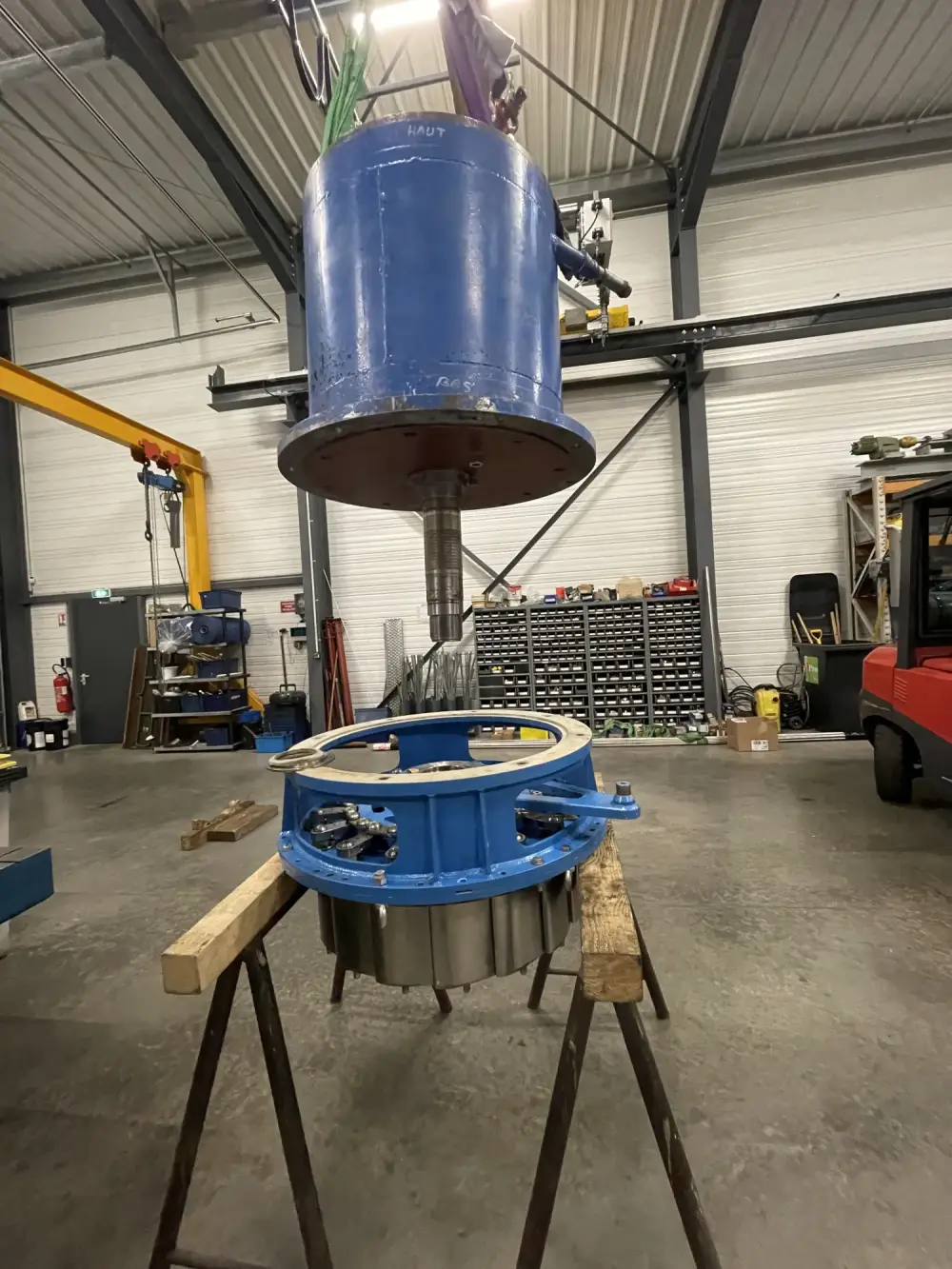 Alignement-laser à Saint-Blaise-du-Buis